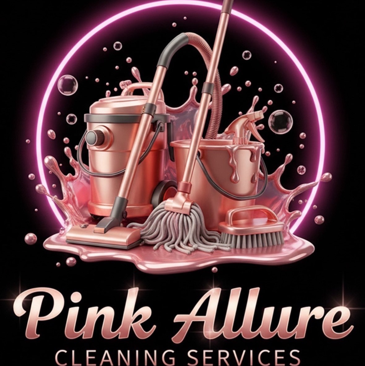 Pink Allure Cleaning Services logo